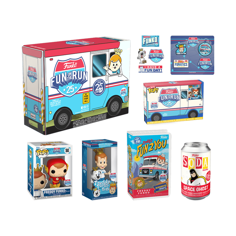 Funko 25th Anniversary Fun on the Run Full Sealed Box