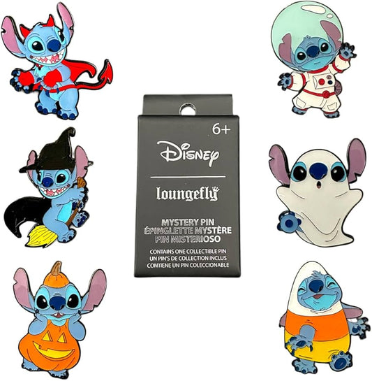 Stitch Halloween Disney Loungefly Enamel Blind Box Pin