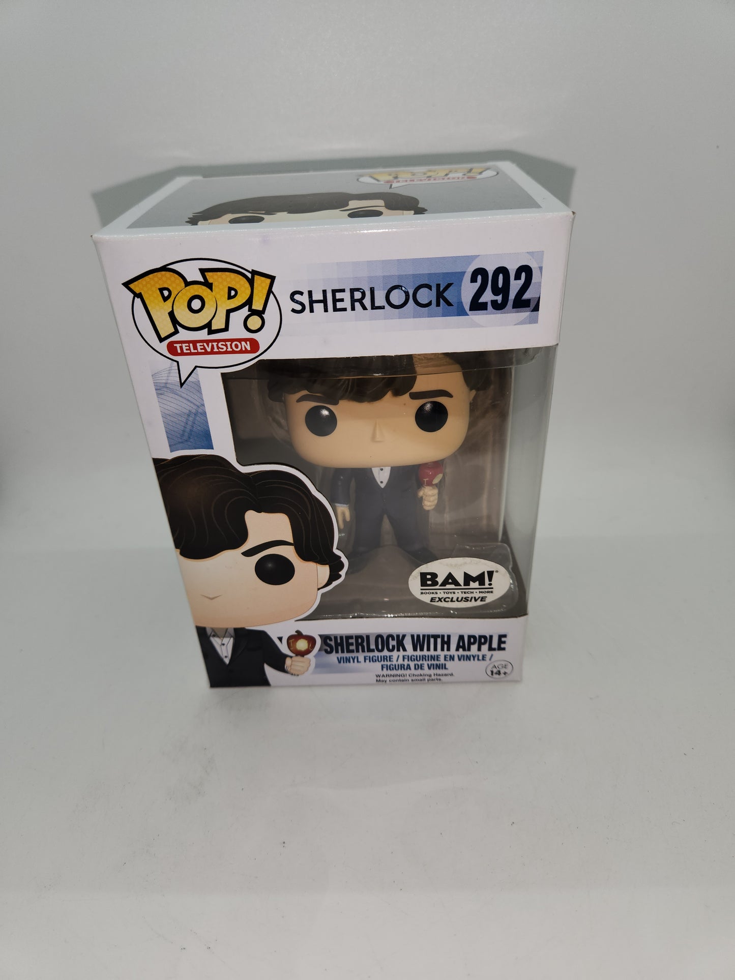 #292 Sherlock With Apple BAM EXCLUSIVE Sherlock Television Funko Pop