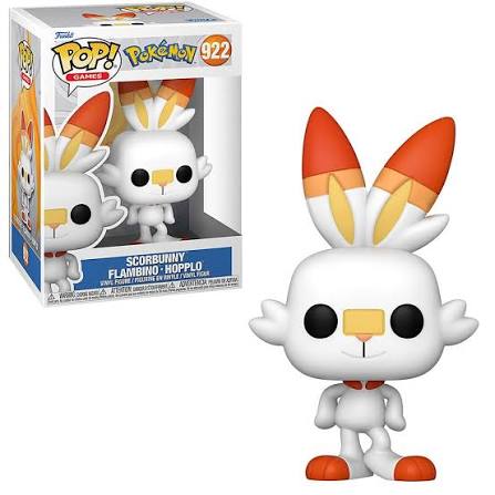 #922 Scorbunny Pokemon Games Funko Pop