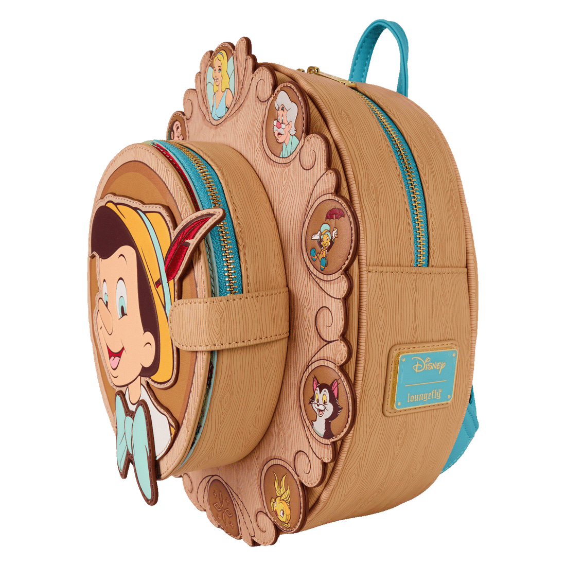 Pinocchio Cameo Series Disney Loungefly Mini Backpack