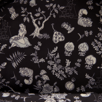Alice in Wonderland Sketch Floral Disney Loungefly Mini Backpack
