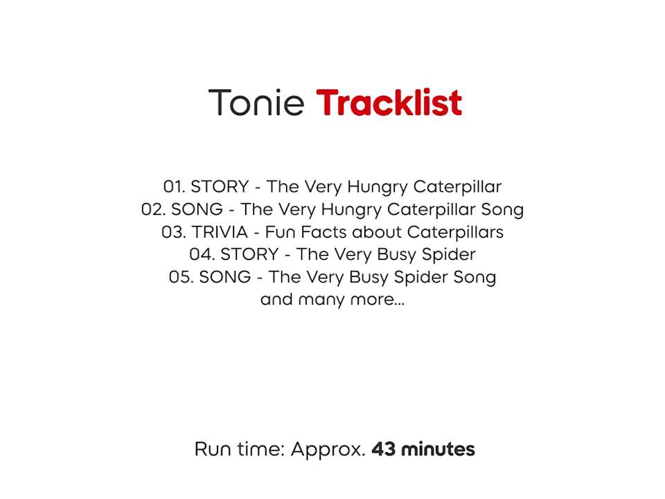The Very Hungry Caterpillar Tonies