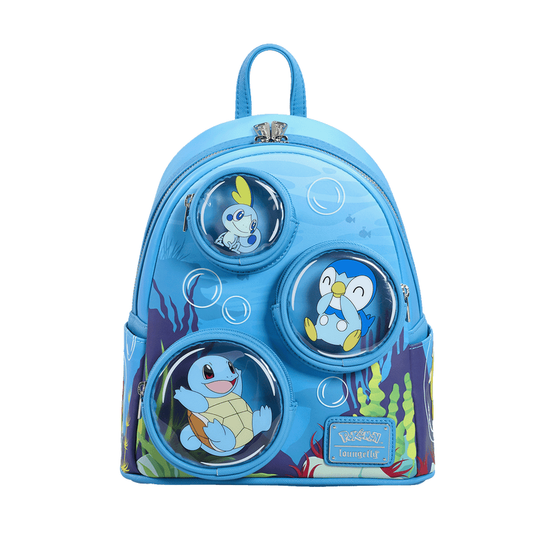 Pokemon Water Type Bubbles Loungefly Mini Backpack