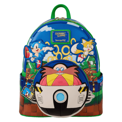 Sonic The Hedgehog Loungefly Mini Backpack Sega