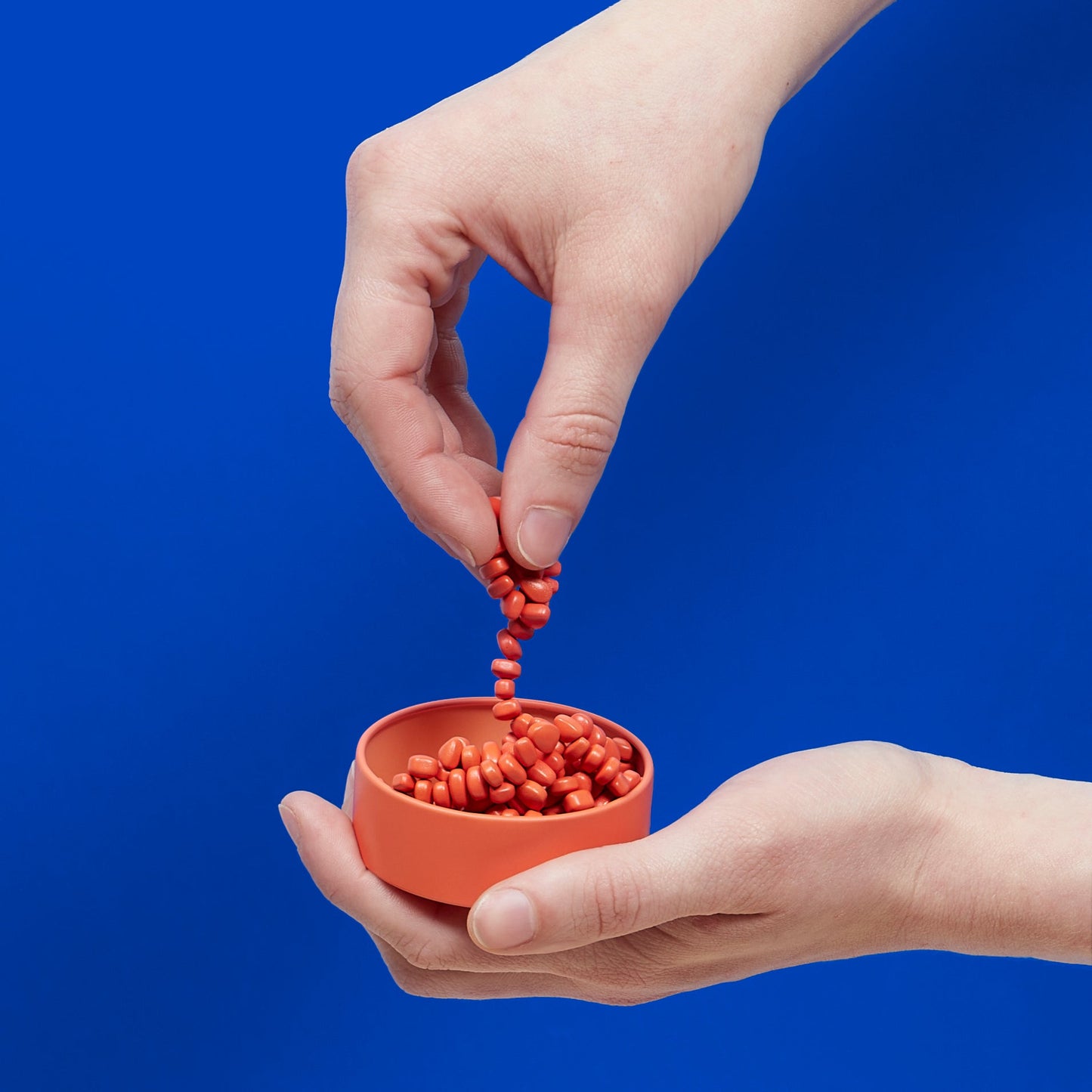 Crags Orange Matte Magnetic Fidget Putty Magnets for Adults