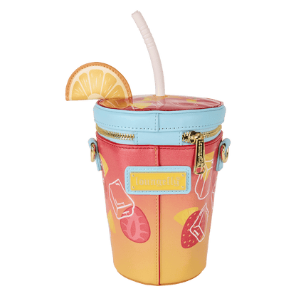 Disney Loungefly Tropical Drink Crossbody Bag