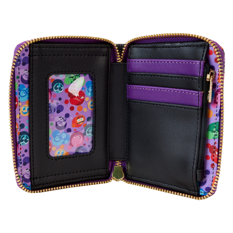 Inside Out Core Memories Zip Around Wallet Disney Loungefly Purse