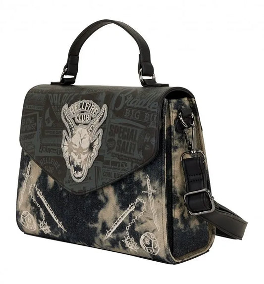 Hellfire Club Stranger Things Crossbody Netflix Loungefly Hawkins Post Newspaper