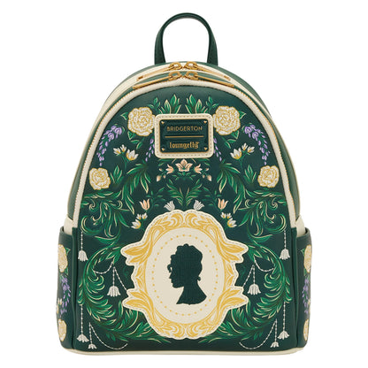 Bridgerton Silhouette Floral Loungefly Mini Backpack