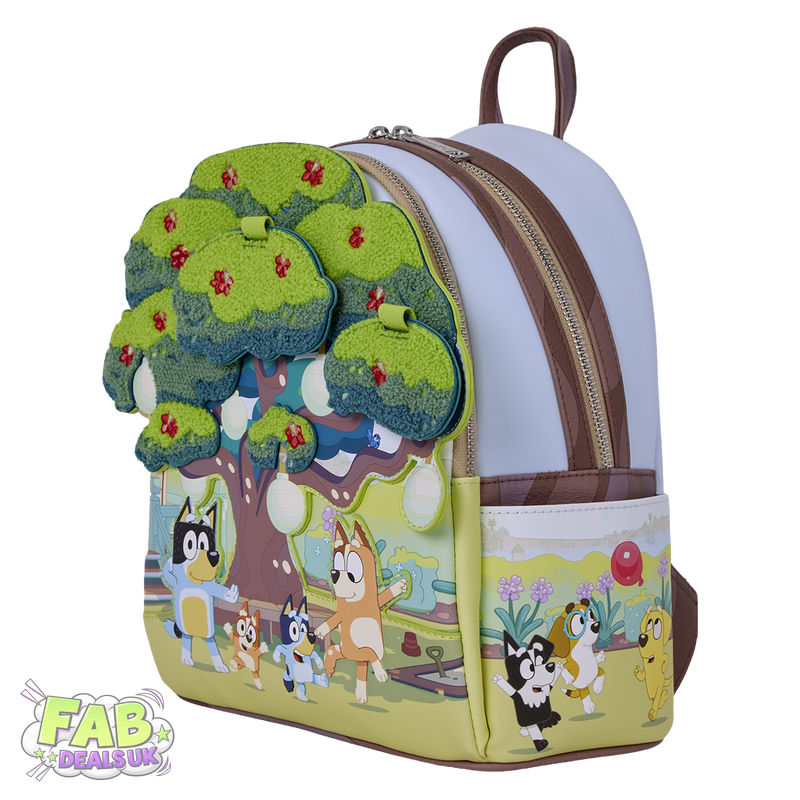 Bluey's Backyard Light Up Loungefly Mini Backpack