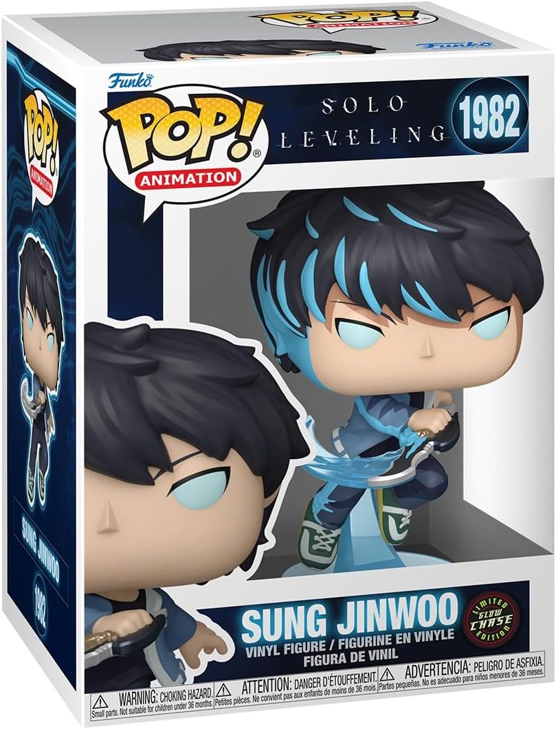 #1982 Sung Jinwoo GLOW CHASE Solo Levelling Animation Funko Pop