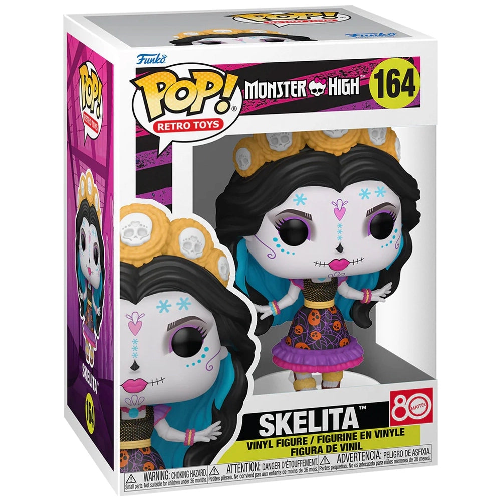 #164 Skelita Monster High Animation Retro Toys Funko Pop