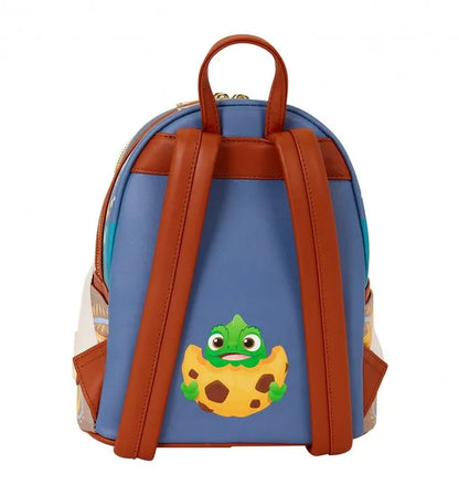 Tangled Rapunzel Painting Disney Loungefly Mini Pin Collector Backpack with Pin