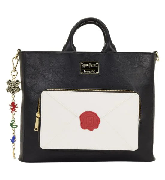 Harry Potter Hogwarts Letter Loungefly Convertible Tote Bag / Backpack