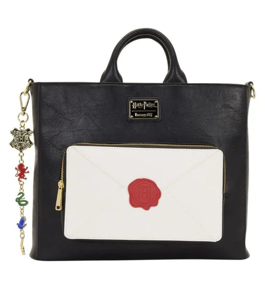 Harry Potter Hogwarts Letter Loungefly Convertible Tote Bag / Backpack