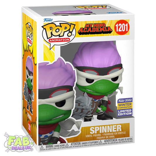 #1201 Spinner 2022 WINTER CON LIMITED EDITION My Hero Academia Animation Funko Pop