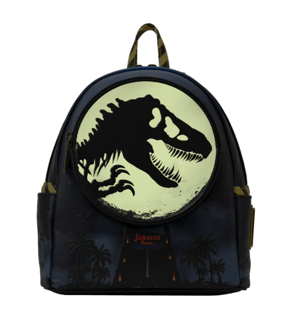 Jurassic Park 30th Anniversary Loungefly Mini Backpack Glow in the Dark