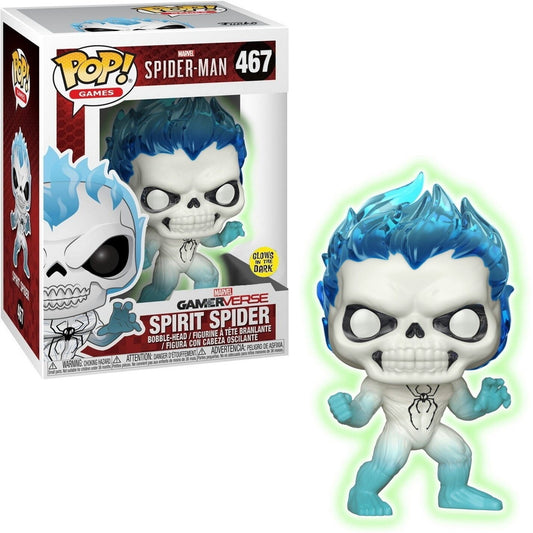 #467 Spirit Spider GLOW Spider-Man Marvel Funko Pop
