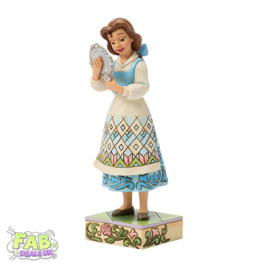 A Glimpse Within (Belle Mirror Figurine) Beauty and the Beast - Disney Traditions Ornament by Jim Shore