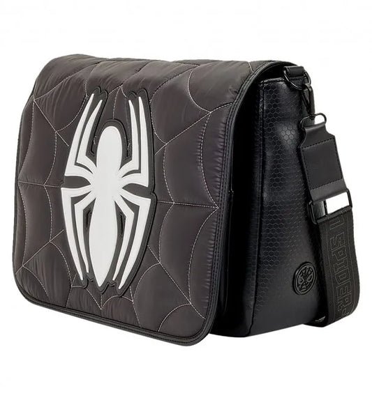 Spider-Man Black Suit Crossbody Messenger Bag Marvel Loungefly