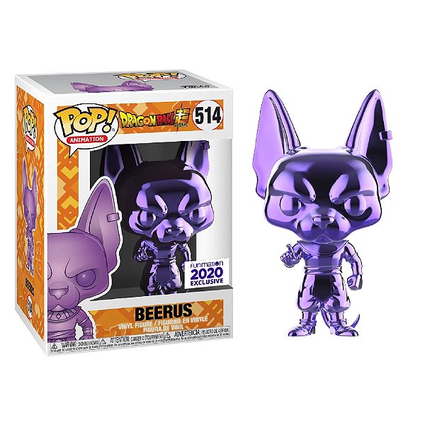 #514 Beerus FUNIMATION 2020 EXCLUSIVE Dragonball Z Animation Funko Pop Animation Funko Pop