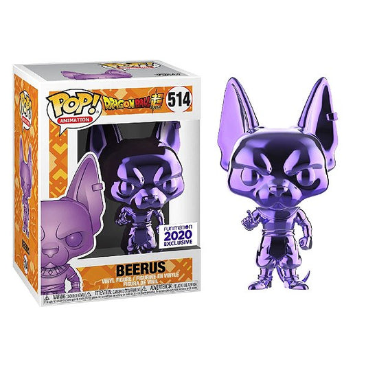 #514 Beerus FUNIMATION 2020 EXCLUSIVE Dragonball Z Animation Funko Pop Animation Funko Pop