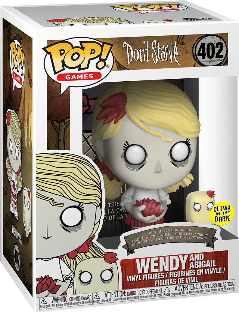 #402 Wendy and Abigail GLOW Don't Starve Games Funko Pop