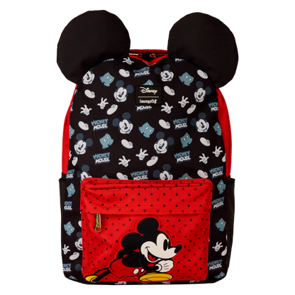 Mickey Mouse All-Over Print Full-Size Loungefly Backpack