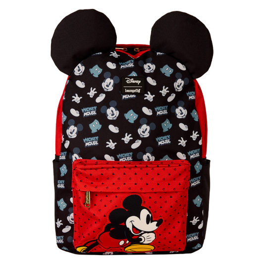 Mickey Mouse All-Over Print Full-Size Loungefly Backpack