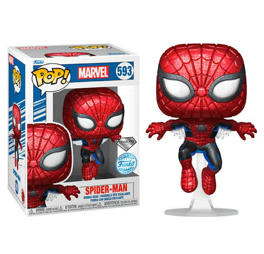 #593 Spider-Man DIAMOND SPECIAL EDITION Marvel Funko Pop