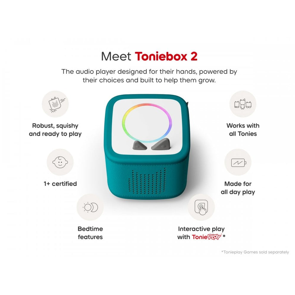 Toniebox 2 Tropical Teal Starter Set Creative Tonie Rubie UK Tonies