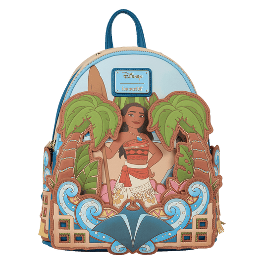 Moana Moving Palm Trees Disney Princess Loungefly Mini Backpack