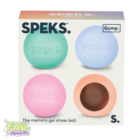 Mini Gump Prism 4 Pack - The Memory Gel Stress Ball Speks