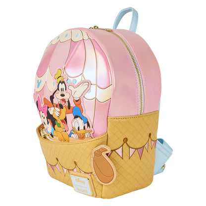 Mickey and Friends Figural Hot Air Balloon Loungefly Disney Mini Backpack