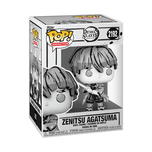 #2192 Zenitsu Agatsuma Sketched Demon Slayer Animation Funko Pop