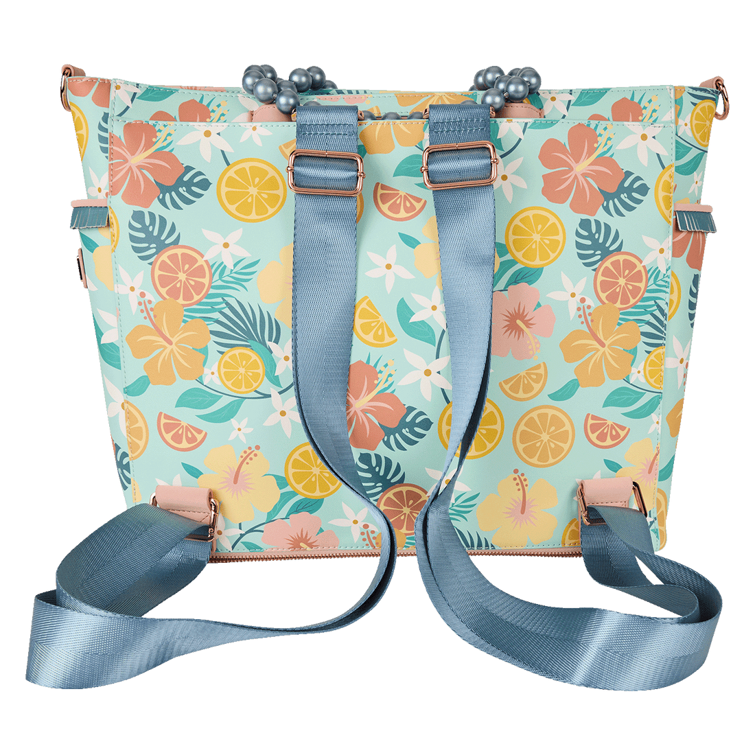 Loungefly Lemon Floral Convertible Tote Bag