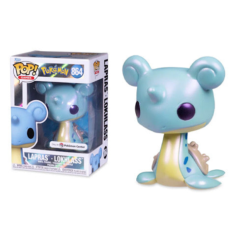 #864 Lapras Pearlescent Pokemon Centre Pokemon Games Funko Pop