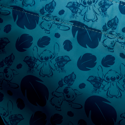 Disney Stitch Embroidered Floral Convertible Backpack & Tote Crossbody Loungefly Bag