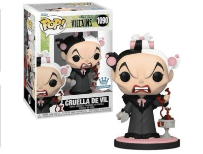 #1090 Cruella De Vil 100 Dalmations Villains Disney Funko Pop