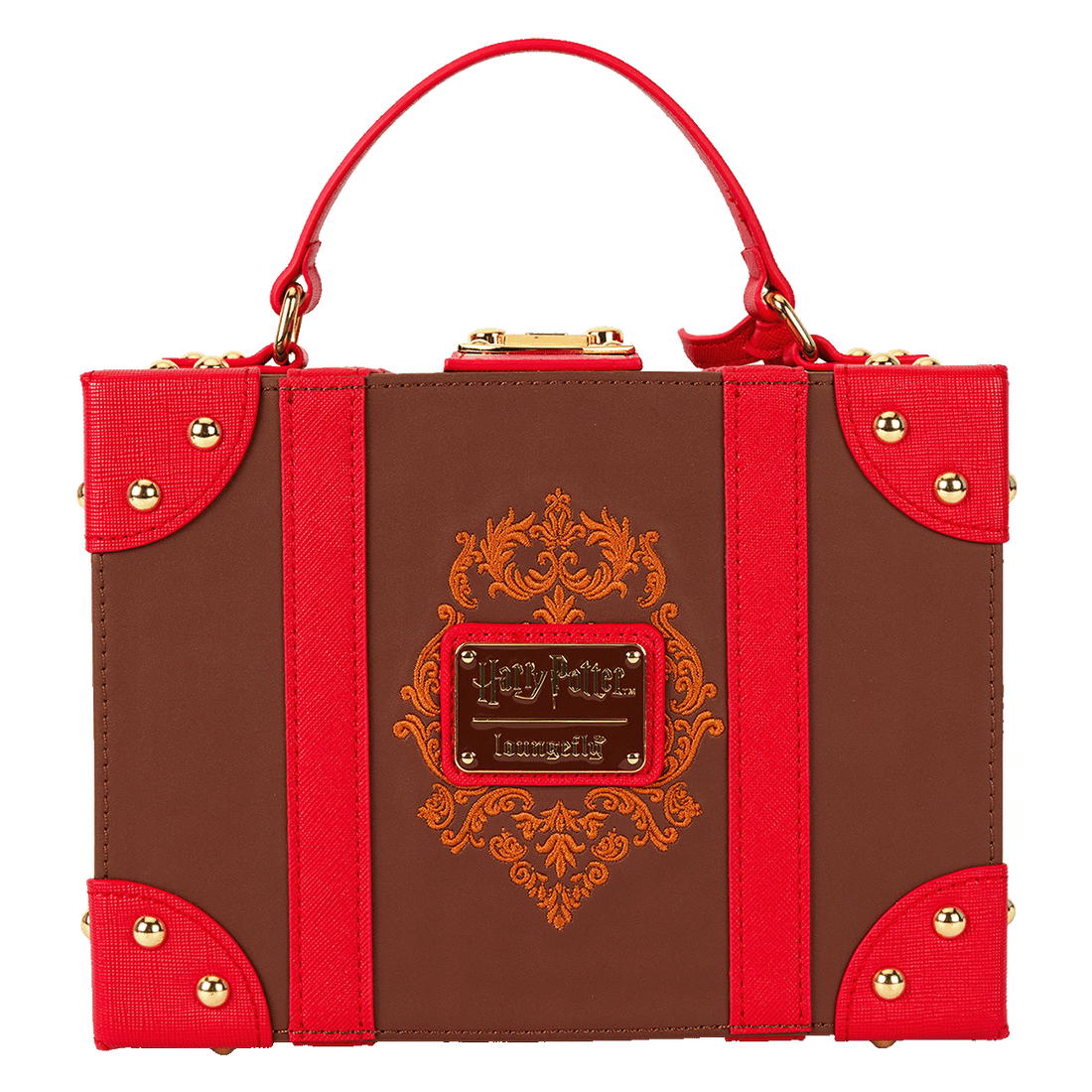 Loungefly Harry Potter Hogwarts Express Luggage Crossbody Bag