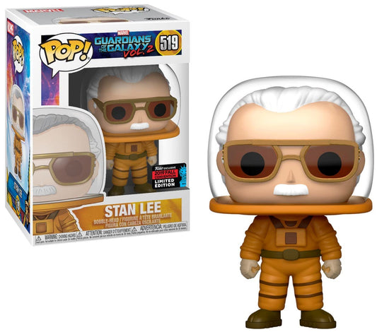 #519 Stan Lee Spaceman 2019 FALL CONVENTION Marvel Icons Funko Pop
