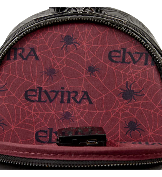 Elvira Light Up Loungefly Mini Backpack