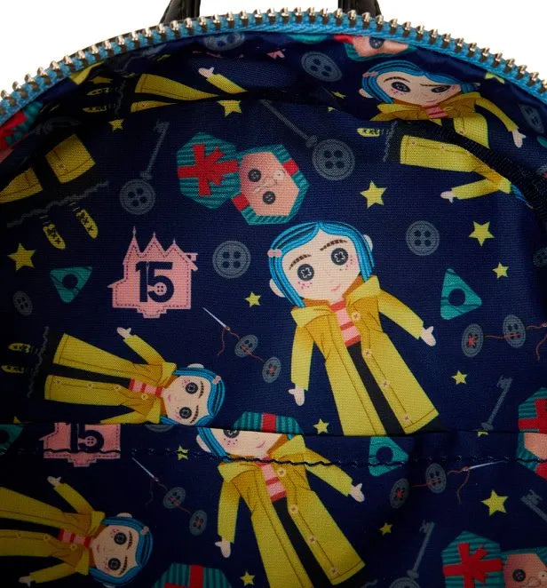Doll Coraline Raincoat Horror Loungefly Mini Backpack