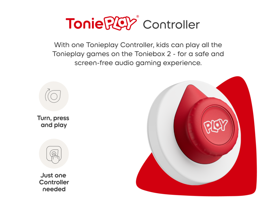Tonies Play Controller Sunset Red