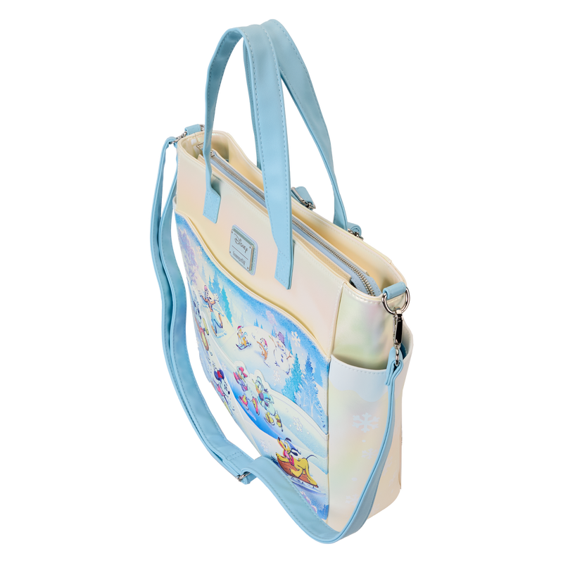 Mickey and Friends Winter Wonderland Disney Loungefly Convertible Tote Bag / Backpack
