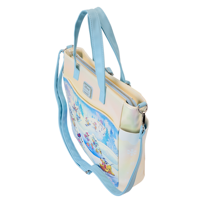 Mickey and Friends Winter Wonderland Disney Loungefly Convertible Tote Bag / Backpack