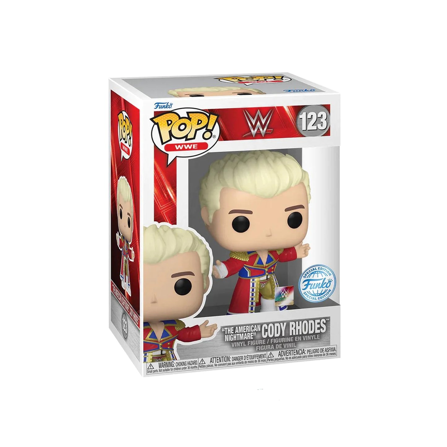 #123 Cody Rhodes WWE Funko Pop