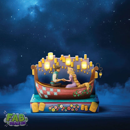 A Dream Come True (Tangled Boat with LED Lanterns) - Disney Traditions Ornament by Jim Shore