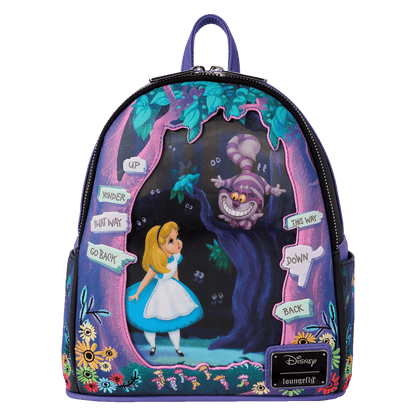 Alice in Wonderland Lenticular Disney Loungefly Mini Backpack